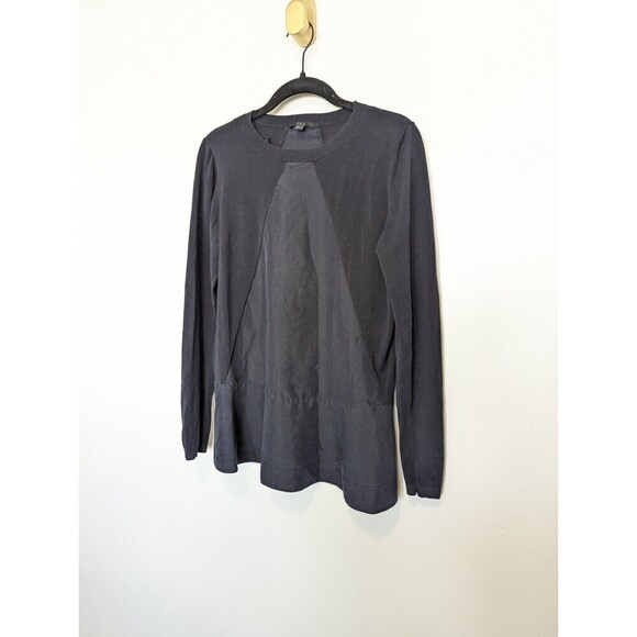 COS Sweater Women Size Small Navy Blue Long Sleeve - Picture 2 of 9